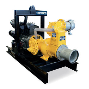 slurry pump / for wastewater / diesel engine / self-priming