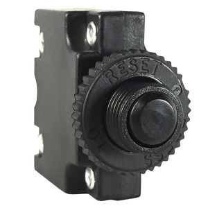 thermal circuit breaker / single-pole / manual reset / push-button