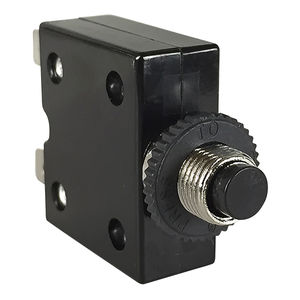 thermal circuit breaker / single-pole / manual reset / push-button