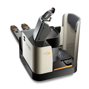electric pallet truck / stand-on / for warehouses / handling