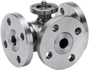 ball valve / lever / petroleum / flange
