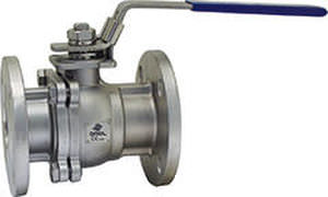 floating ball valve / manual / for water / stainless steel