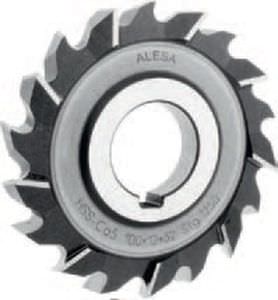 interlocked side milling cutter / solid / slot / high-speed steel