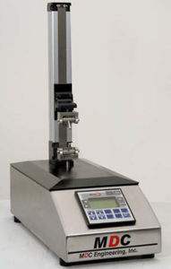 peel force test bench / power-operated / motorized