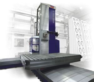 CNC boring mill / horizontal / multi-axis / column type