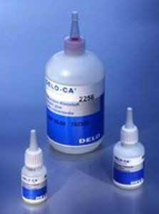 cyanoacrylate adhesive / single-component / heat-cured / industrial