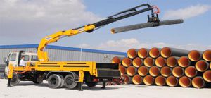 mobile crane / swing-arm / loading