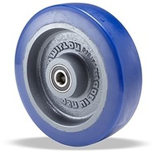 wheel with solid tire / polyurethane / for heavy loads