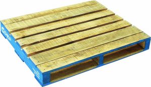 wooden pallet / Euro / storage / handling