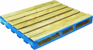 wooden pallet / Euro / storage / handling