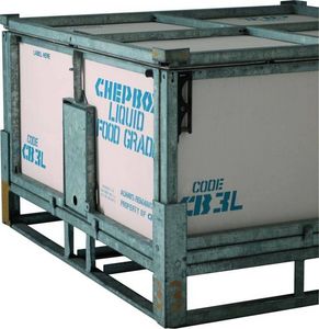 polypropylene pallet box / for the food industry / storage / transport