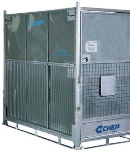 galvanized steel pallet box / wire mesh