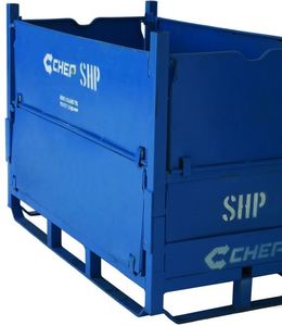 sheet metal pallet box / for the automotive industry / stacking