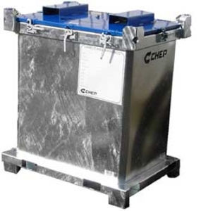 metal crate / storage / transport / for catalyzers