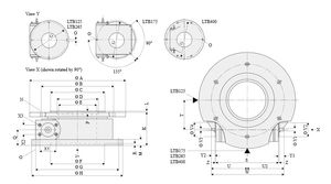 motor-driven rotary table / horizontal / ball bearing / CNC
