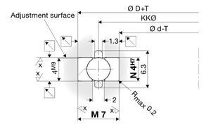 ball bearing / thin-section / single-row / plastic