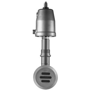 sliding gate valve / shut-off / flange / stainless steel