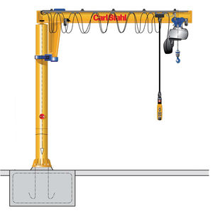 pillar jib crane / electric / inverted