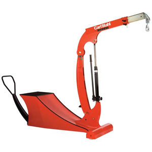 folding crane / counterbalanced / workshop / hydraulic