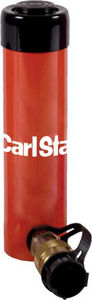 hydraulic cylinder / with piston rod / single-acting