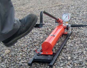 hydraulic piston pump / foot-operated