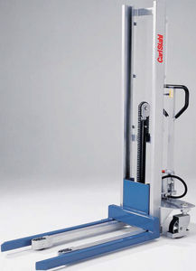 manual stacker truck / walk-behind / transport / loading