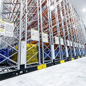 pallet shelving / for heavy loads / for long items / modular