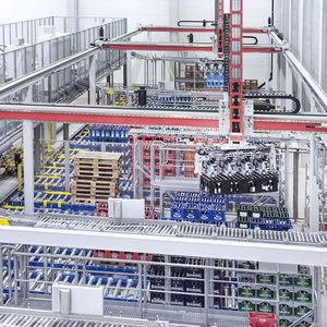 layer depalletizer / crate / robotic / fully-automatic