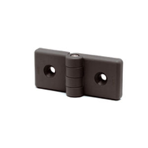 steel hinge / corner / screw-in / 180°