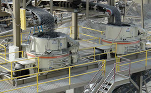 vertical-shaft impact crusher / stationary