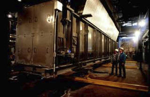 chain conveyor / horizontal / discharge