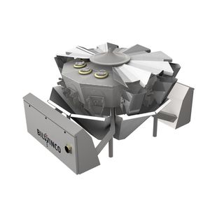 multihead weighing machine / with vibratory feeder / for the food industry