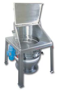 bulk material sieving machine / control / grating