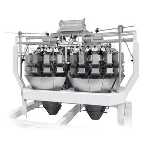 multihead weighing machine / with central feed / for the food industry