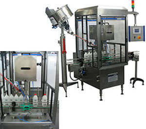 in-line capping machine / automatic / bottle-top / for cans