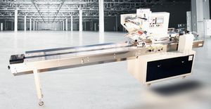 horizontal bagging machine / H-FFS / flow wrapper / for the food industry