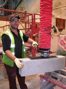 stone vacuum tube lifter