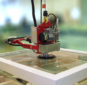 glass plate vacuum lifting device / horizontal