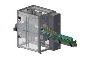 linear capper / automatic / multi-container / high-speed