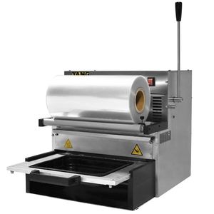 linear array tray sealer / manual / for the food industry