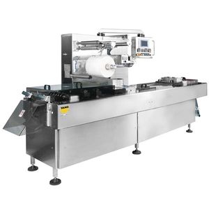 roll-fed thermoforming machine / for packaging / automated / industrial