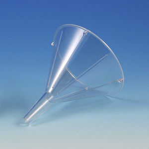 polypropylene funnel / disposable / filter