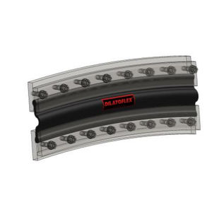 rubber seal / for pipes / abrasion-resistant