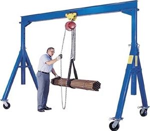 gantry crane on casters / for workshops