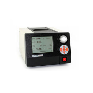 exhaust gas analyzer / flue gas / infrared absorption / compact
