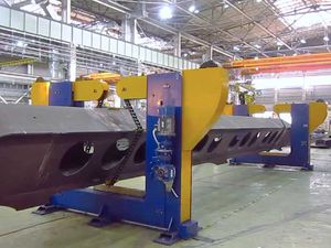 rotary welding positioner / electric