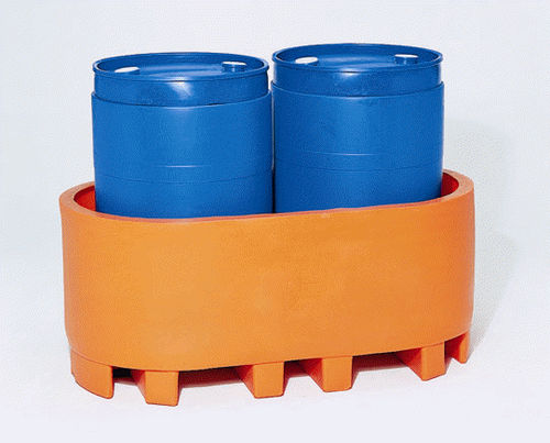 2 drum containment bund max. 1633 kg | SP series Bonar Plastics