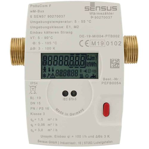 Digital Heat Meter Pollucom F Sensus