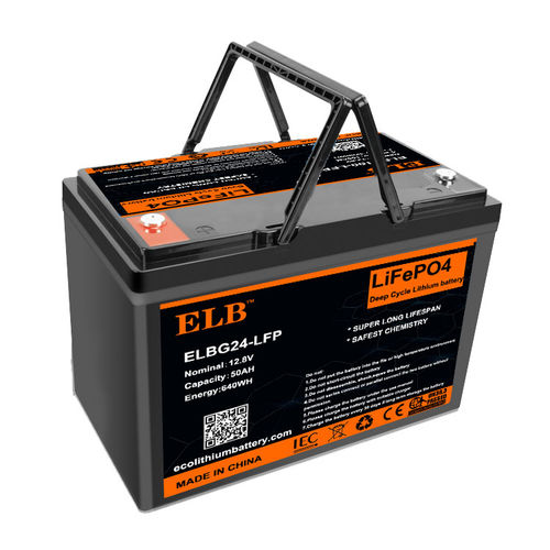 Lithium Battery Group 24 ELB Energy Group Rectangular 12 V IEC