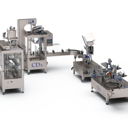 Automatic Filler Capper Labeler Cda